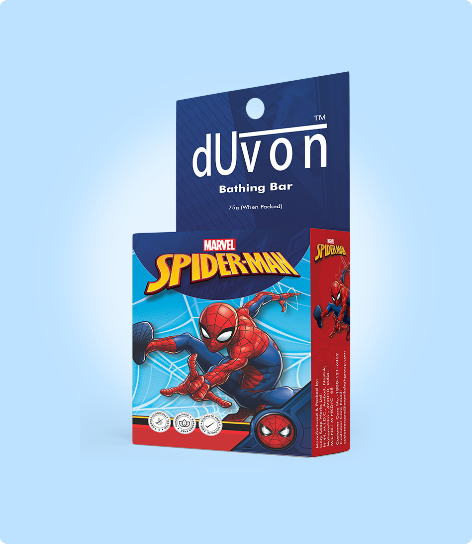 dUvon brush red Marvel spider man