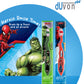 Duvon Plus Marvel Avenger Series Toothbrush - Spiderman and Hulk (Pair of 2) (Pack of 4)