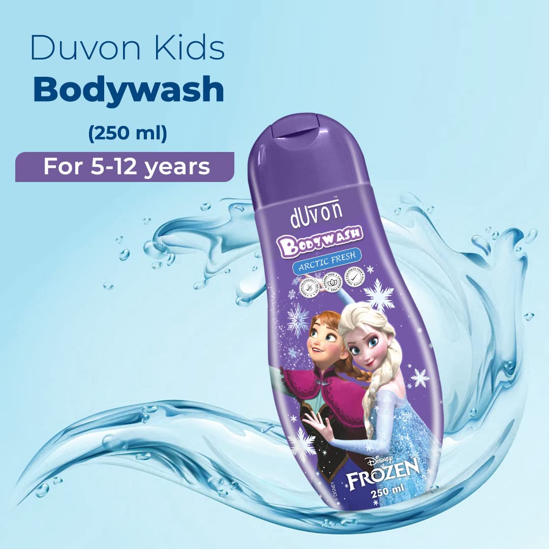 Duvon Disney Frozen Gift Bag  - Artic Fresh Bodywash and Bathing Bar (pack of 2)