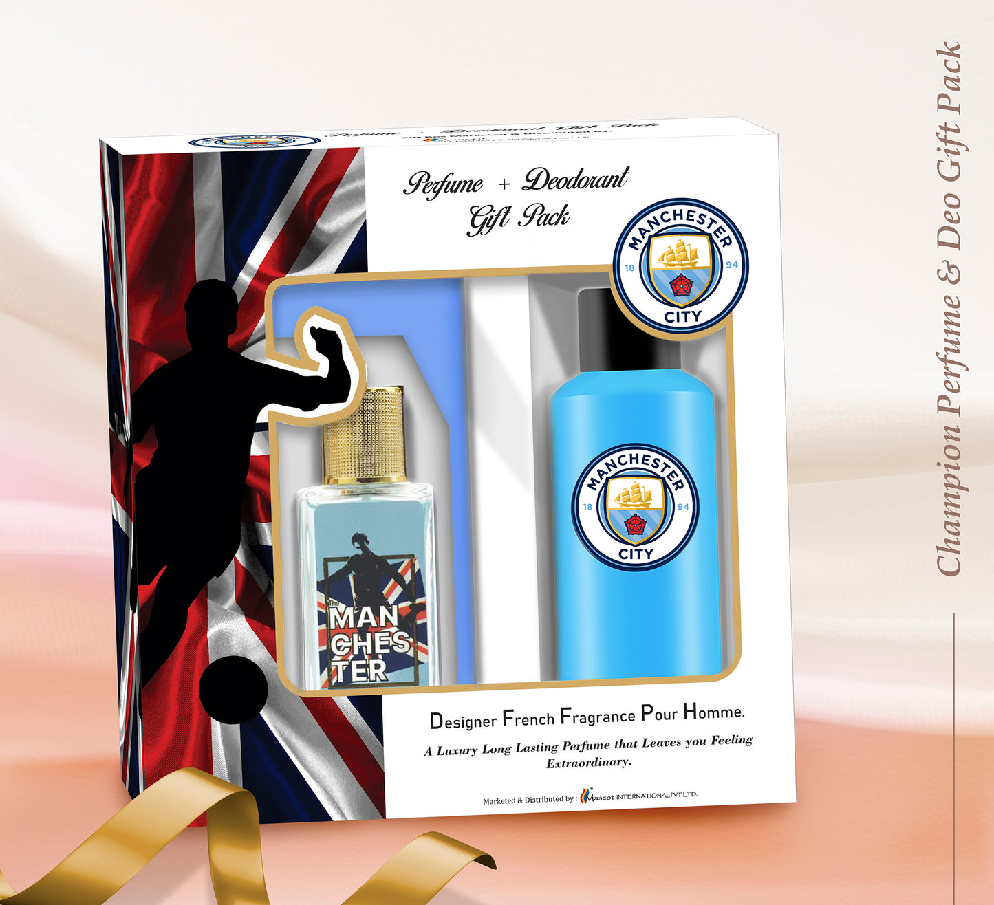 Manchester City Gift Pack Champion - Perfume & Deodorant (Pack of 2)