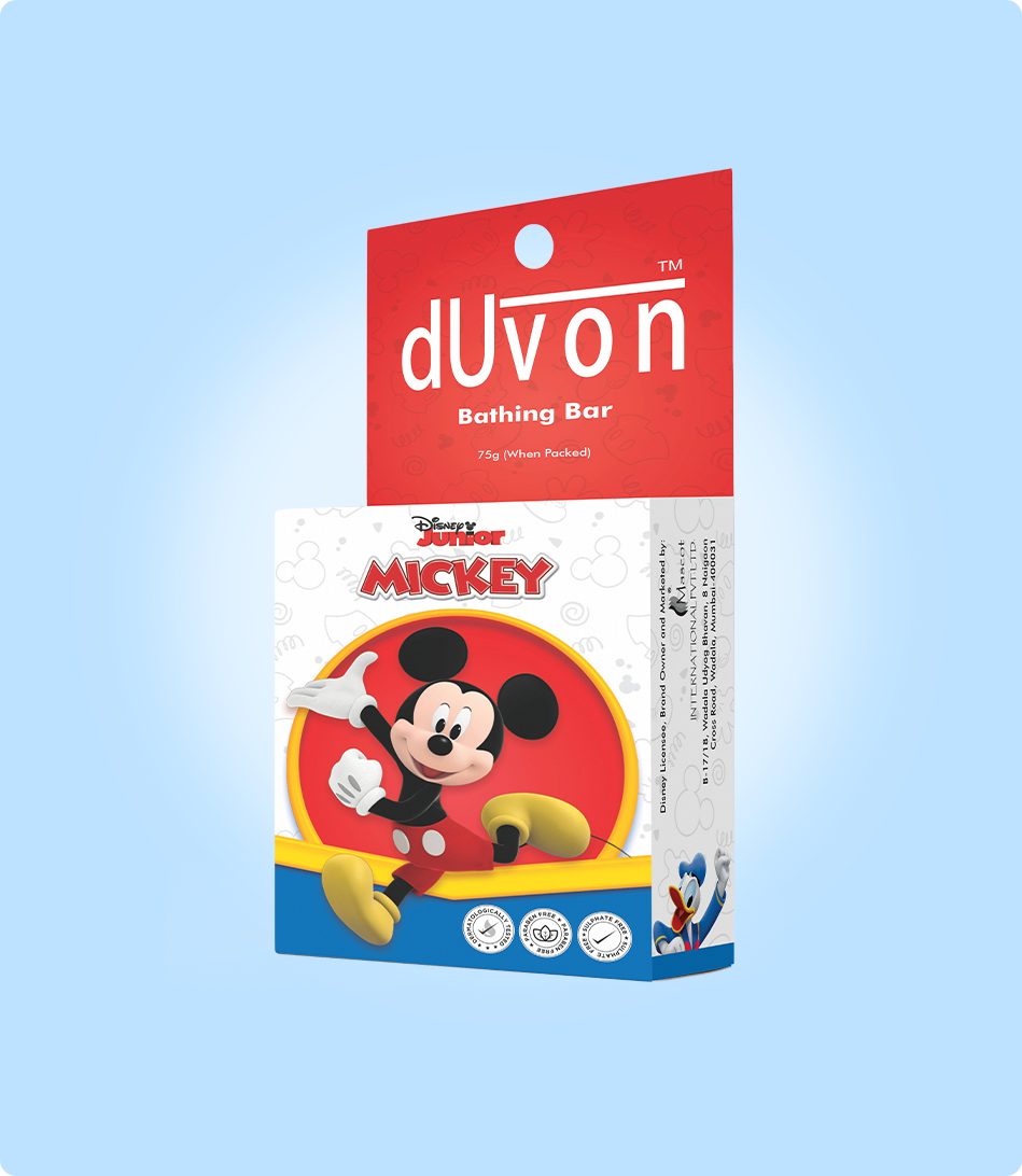 DUVON Disney Mickey- Bodywash & Bathing Bar Gift Bag (pack of 2)