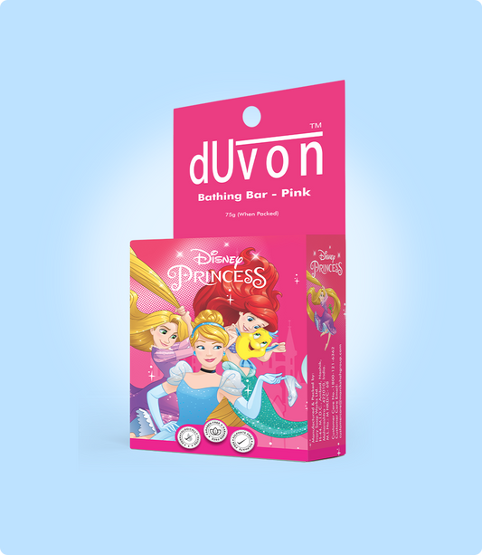 Duvon Disney Princess Pink Kids Bathing Bar