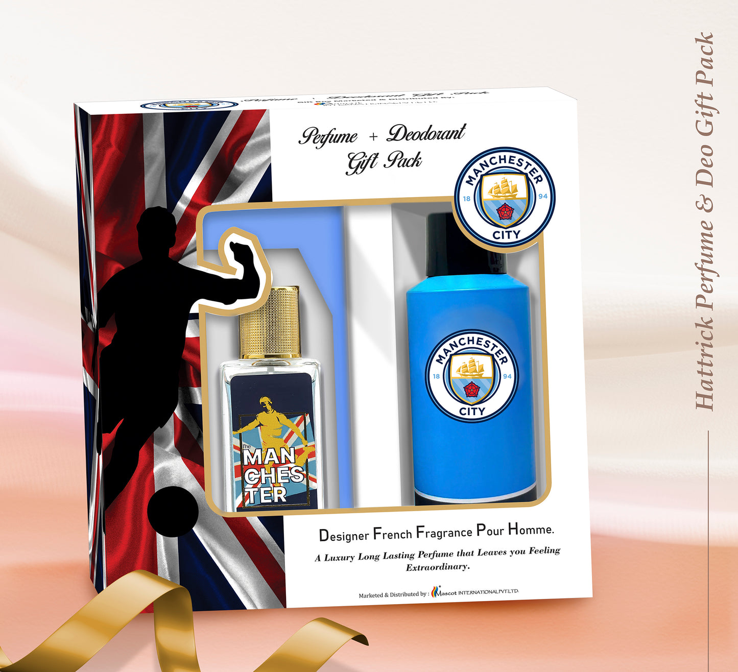 Manchester City Gift Pack Hattrick - Perfume & Deodorant (Pack of 2)