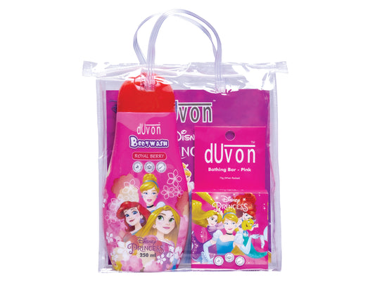 Disney Princess Gift bag - Royal Berry Bodywash & Bathing Bar (Pack of 2)