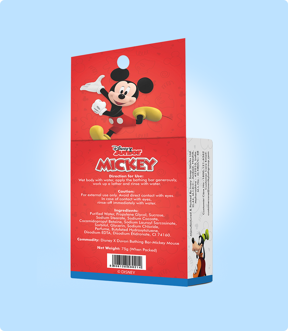 Duvon Disney Mickey Kids Bathing Bar