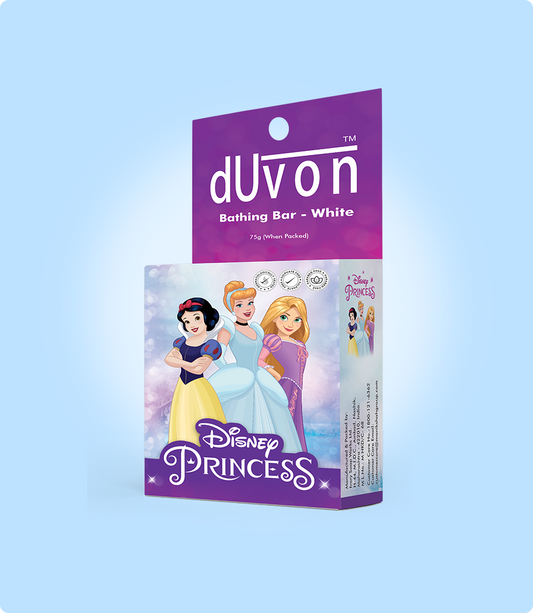 Duvon Disney Princess White Kids Bathing Bar