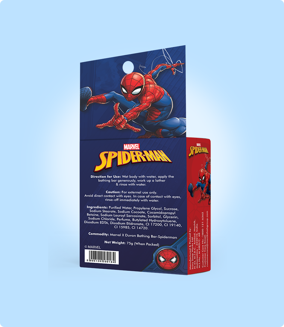 Spider Man Duvon Bath Soap